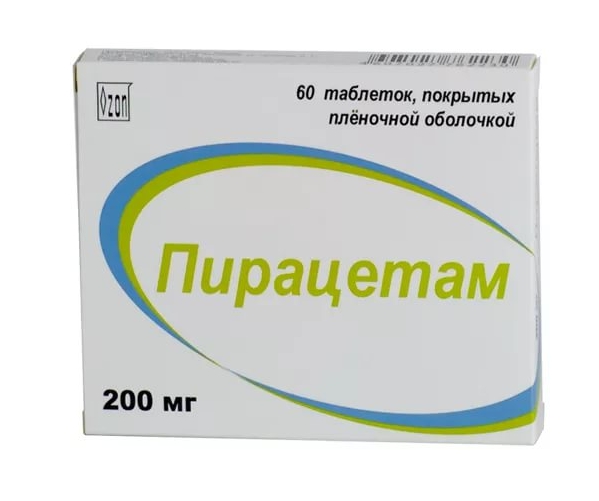 

Пирацетам таб.п/о 200мг №60
