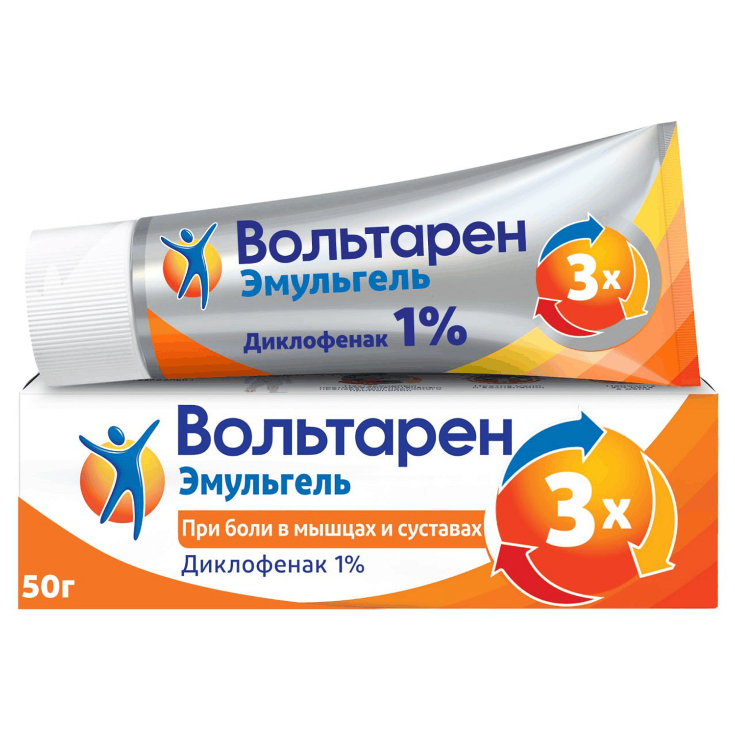 

Вольтарен эмульгель 1% 50г