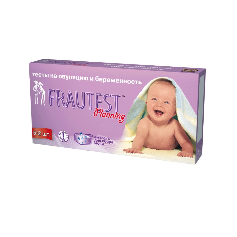 Фраутест планнинг тест на овуляцию №5+2 теста для определения беременности фраутест тест для определения беременности ультрачувствительный 2
