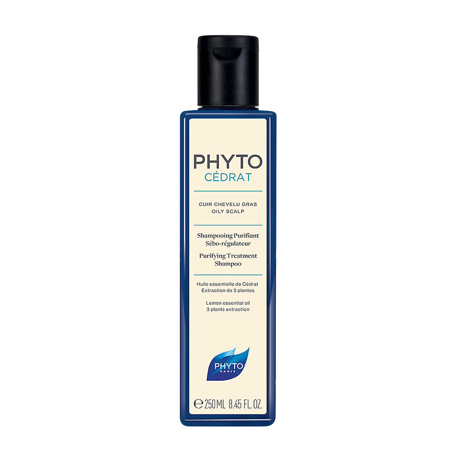 Phytosolba Phytocedrat шампунь очищающий себорегулирующий 250мл phytosolba шампунь для волос себорегулирующий phytopanama shampooing traitant equilibrant 250мл