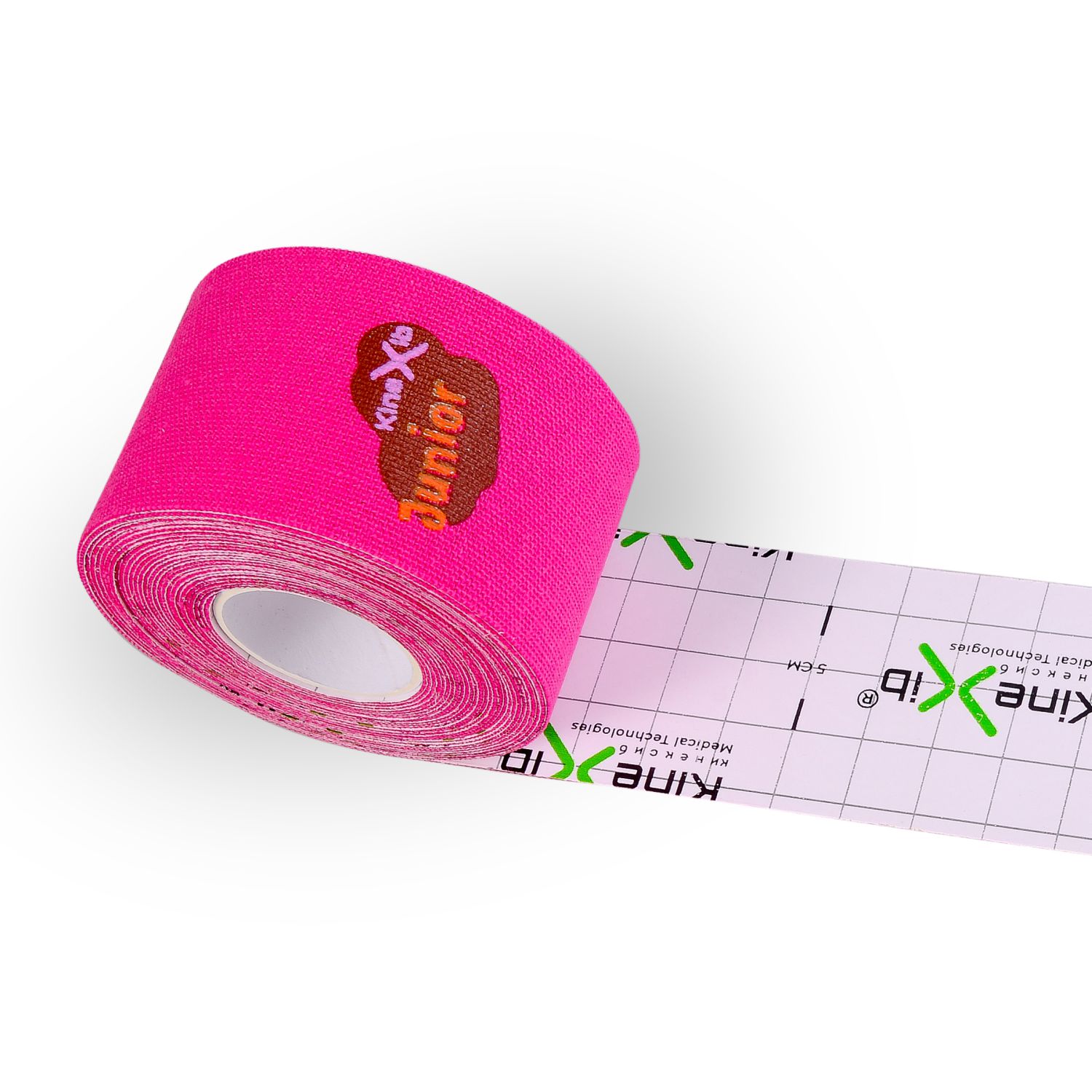 

Кинексиб классик кинезио-тейп бинт нестер адгезивный Юниор розовый д детей 10-13 лет 4смх4м