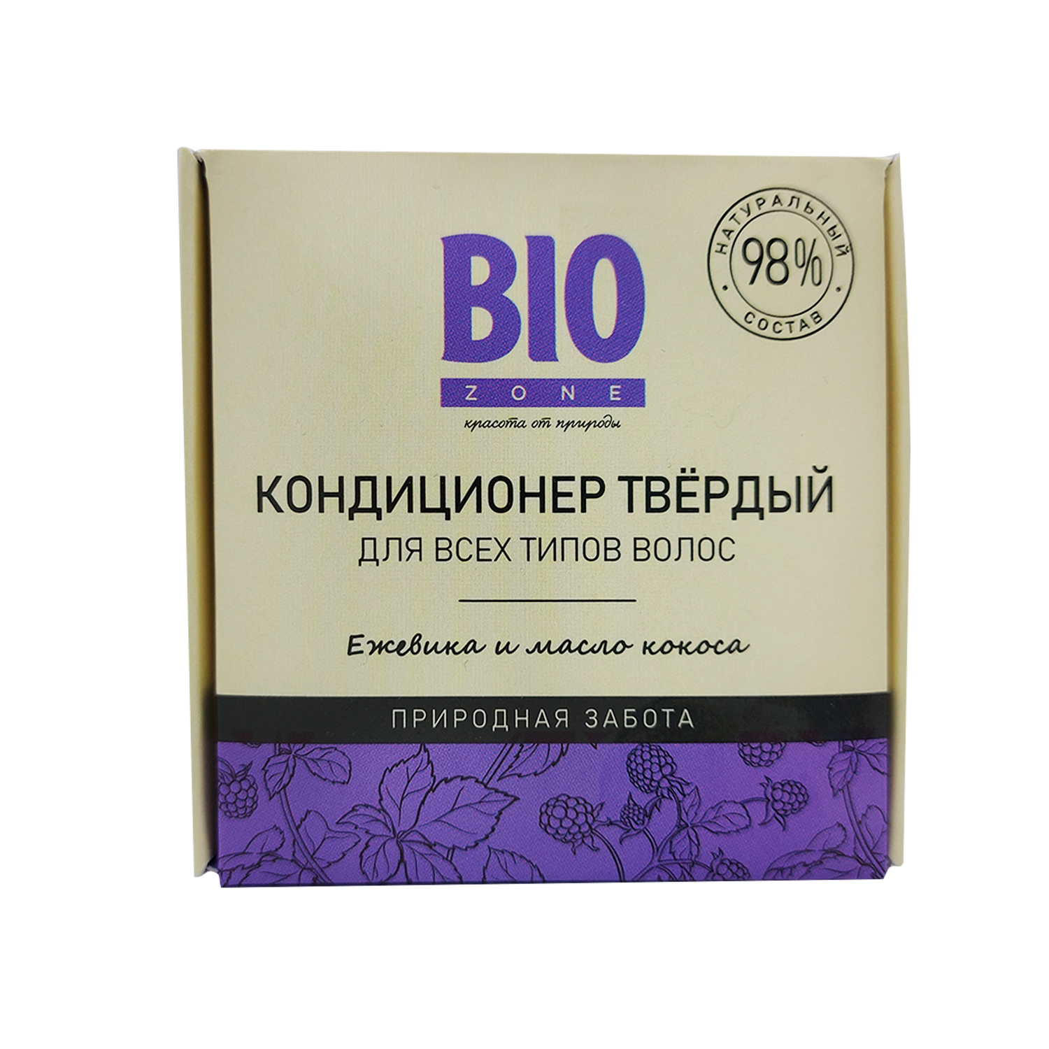 

Биозон кондиционер-бальзам для всех типов волос ежевика и масло кокоса 50г