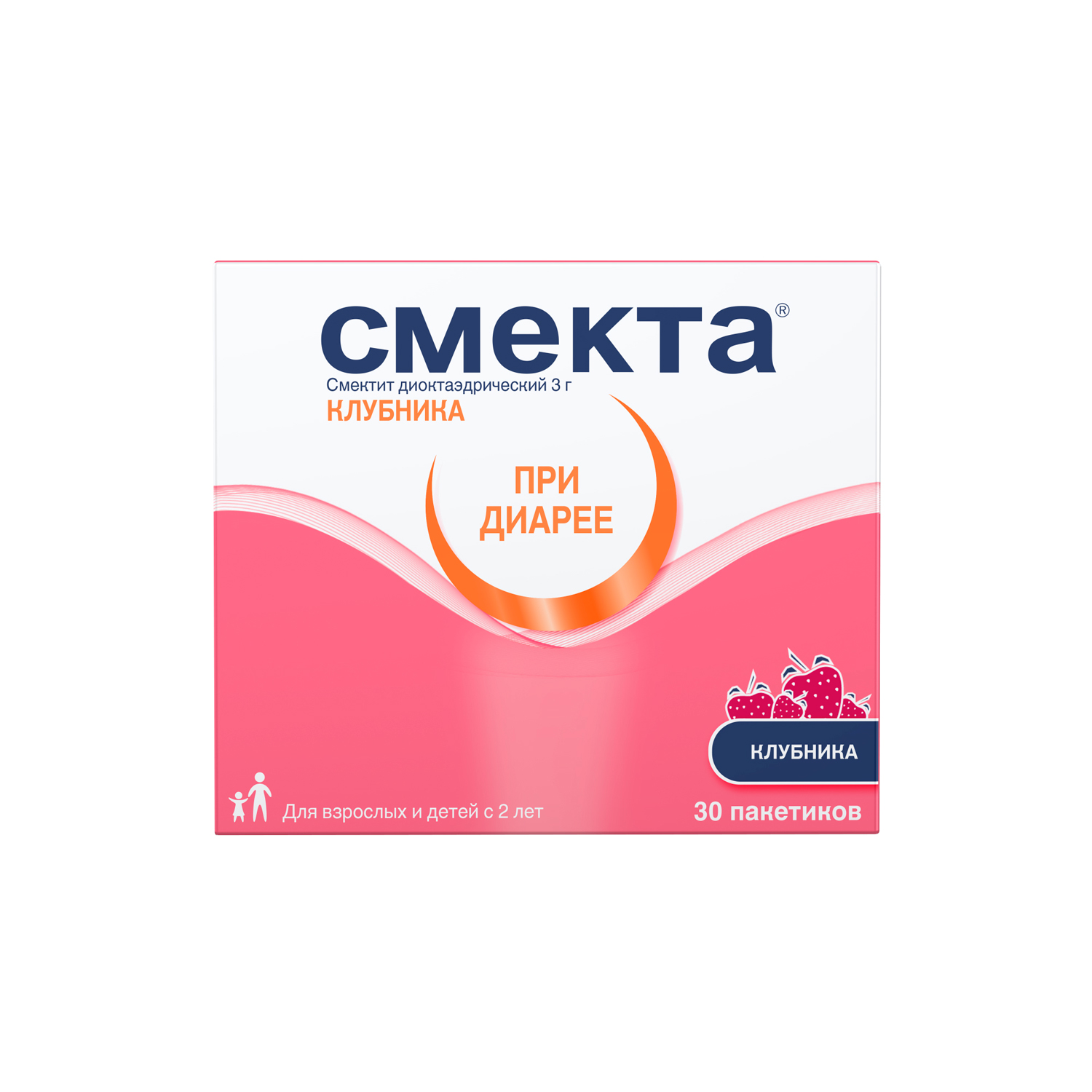 Смекта клубника пор.д приг.сусп. 3г №30