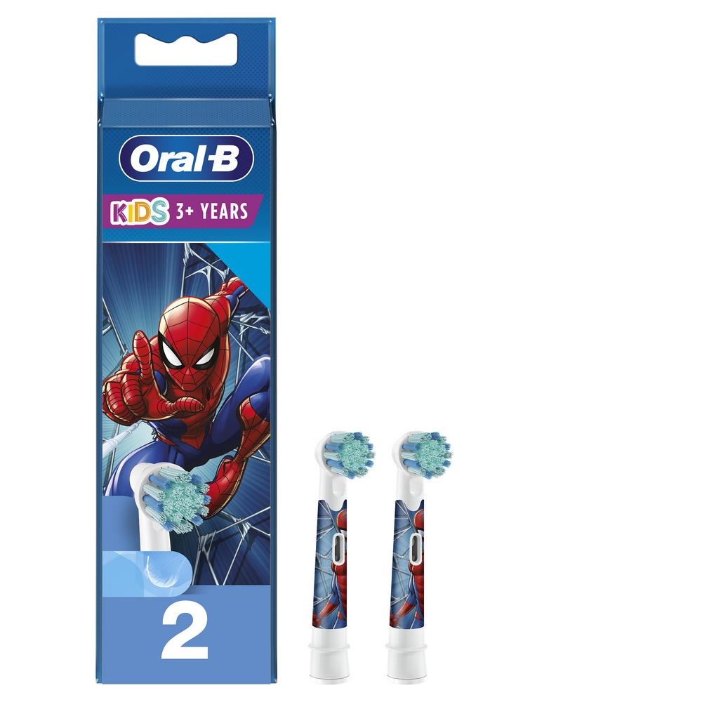Орал-Б насадки сменные для электрических зубных щеток Кидс Спайдермен EB10S экстра мягкая №2