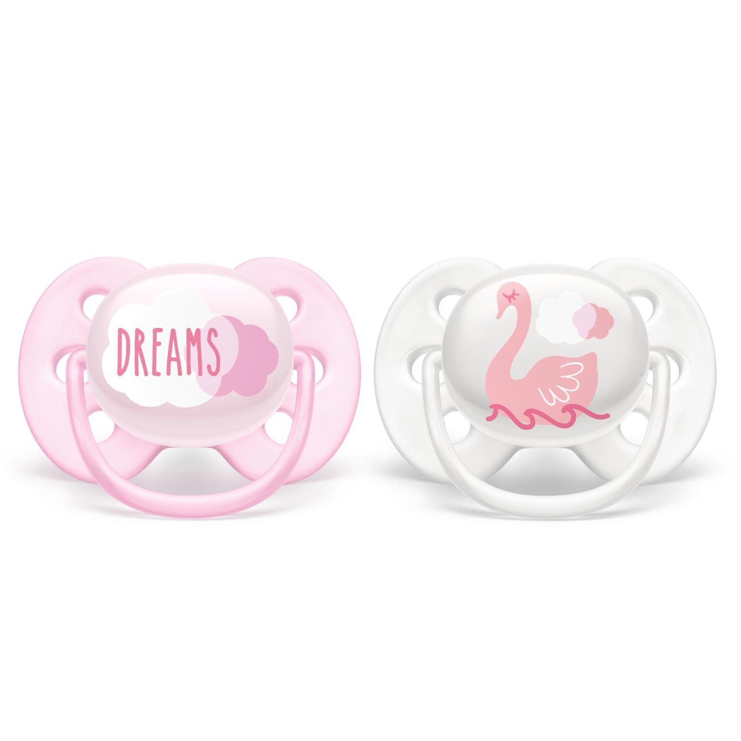 

Филипс Авент пустышка ультра софт с футляром 0-6 мес. № 2 SCF222 02