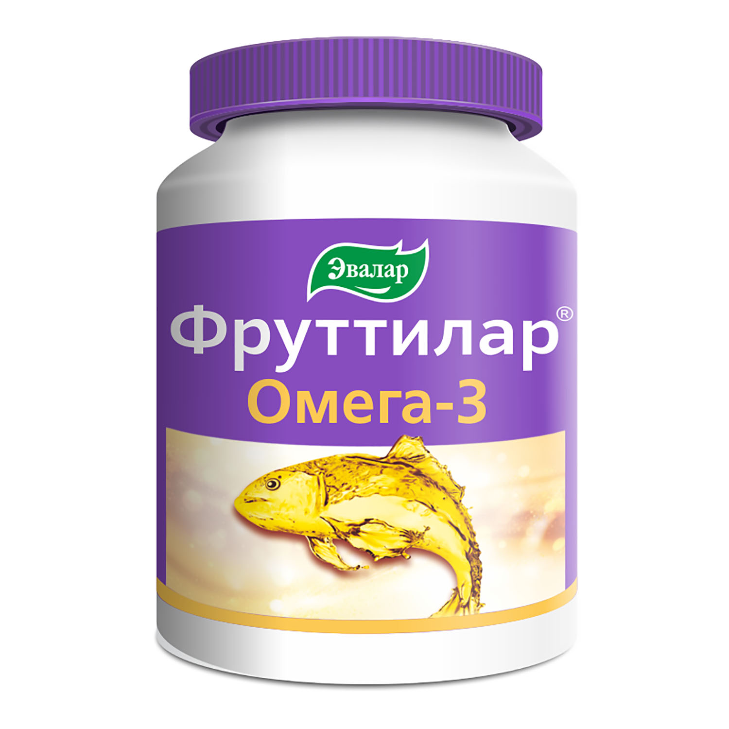 Фрутиллар Омега-3 паст жеват мармелад ягоды 4г № 30 БАД