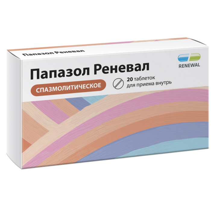 

Папазол Реневал таб. 30мг+30мг №20