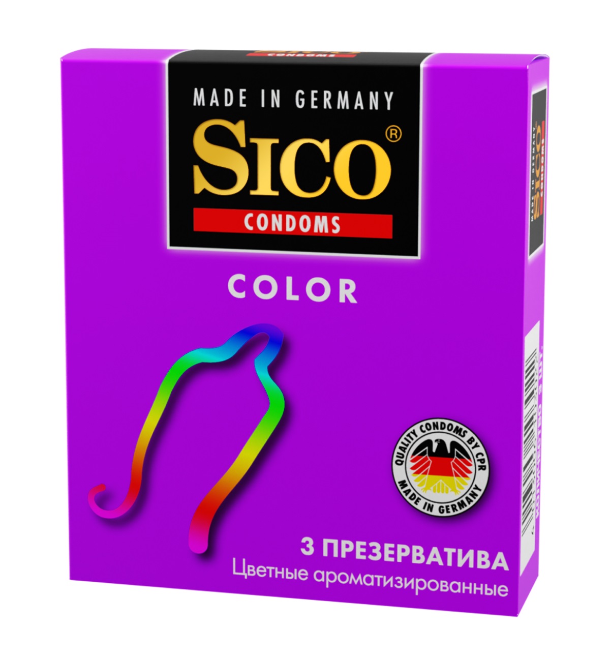 Сико презервативы Колор цветные ароматиз. №3