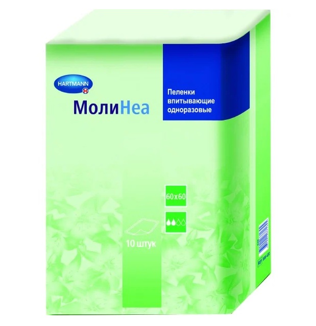

Молинеа простыни Плюс д/детей впит.1700мл 60х90см №10 1639991