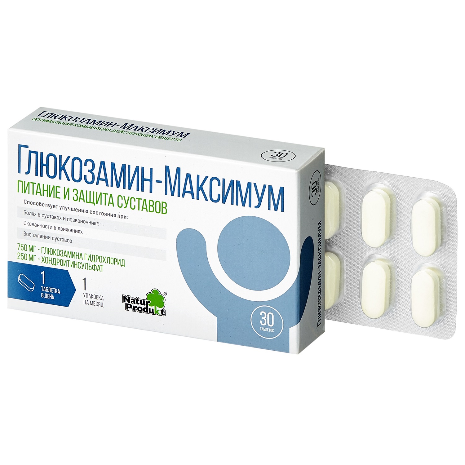 Глюкозамин Максимум таб. №30 глюкозамин максимум таб 1 4г 60