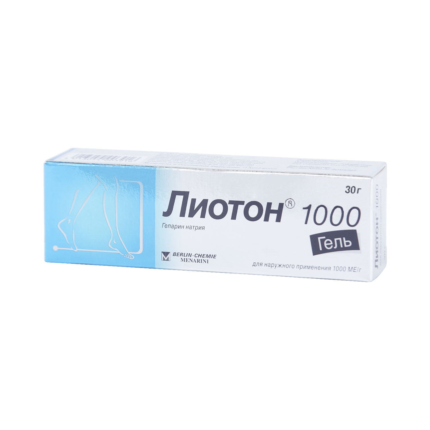 Лиотон 1000 гель 1000МЕ 30г