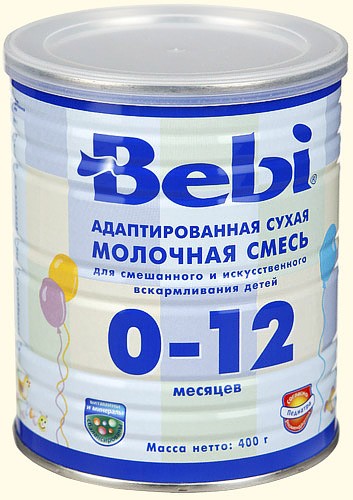 

Беби смесь молочная адаптированная от 0 до 12мес. 400г