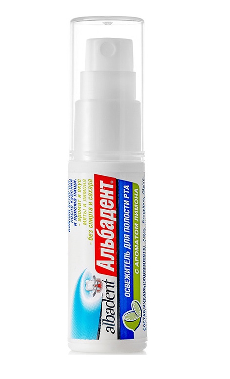 

Альбадент освежитель для полости рта лимон 10мл