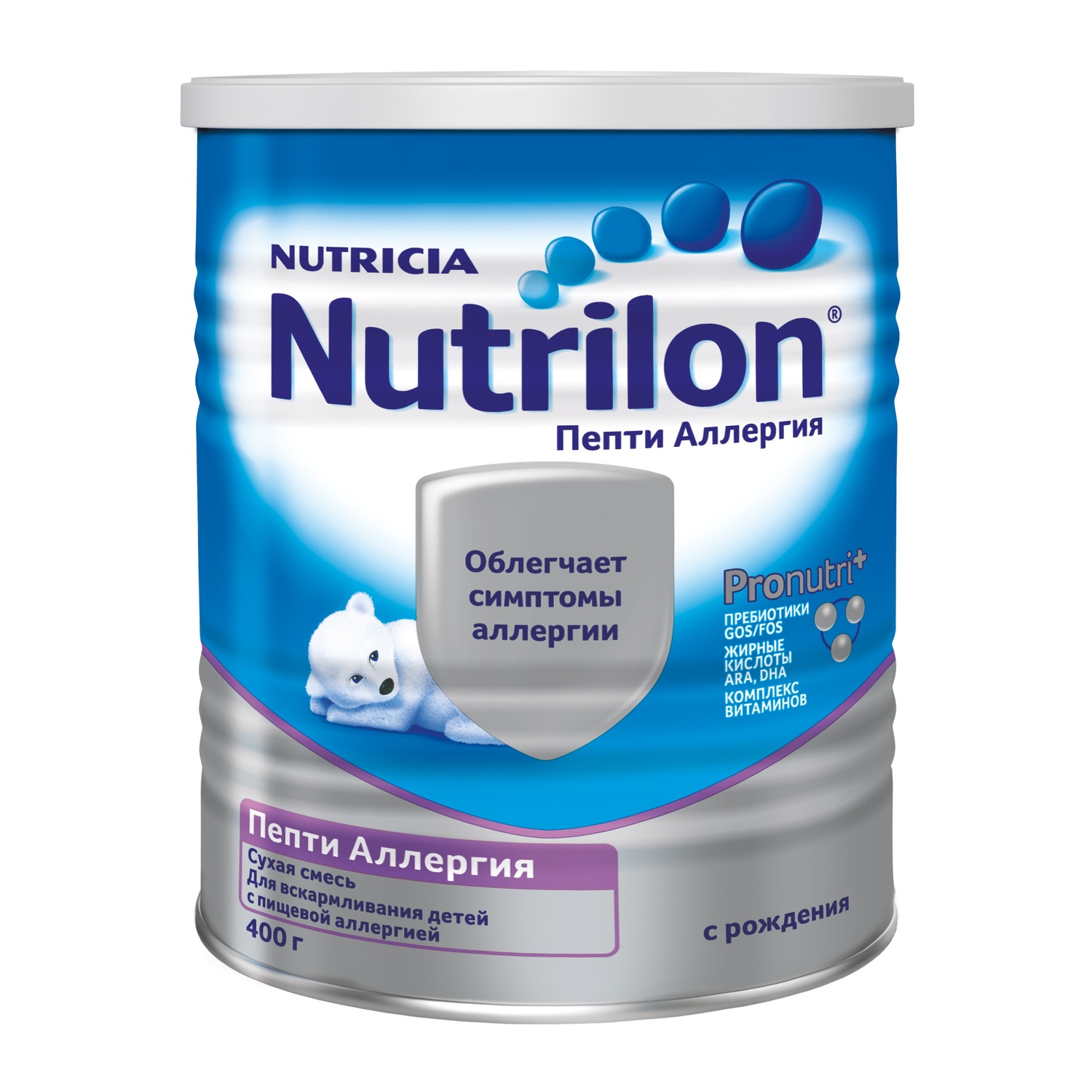 

Нутрилон смесь Пепти Аллергия от 0 до 12мес. 400г