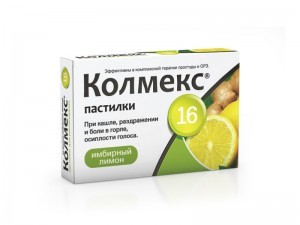 

Колмекс имбирный лимон паст. №16