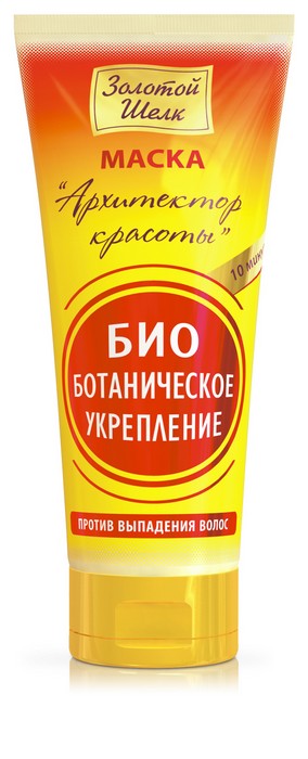 Золотой шелк маска д/волос Биоботаническое укрепление против выпадения волос 200мл