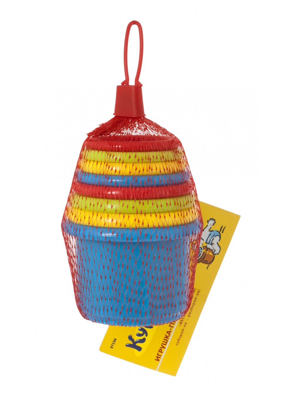 Курносики игрушка Веселая радуга пирамидка 27136