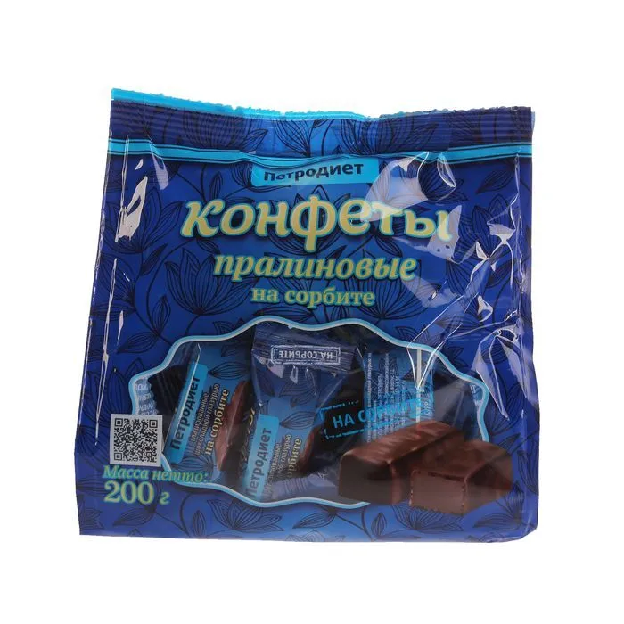 

Конфеты пролиновые на сорбите 200г