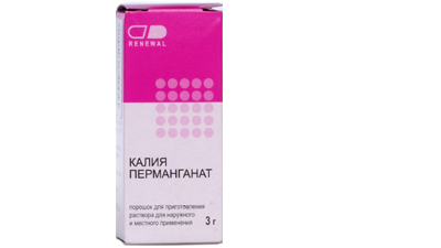 

Калия перманганат пор. 3г