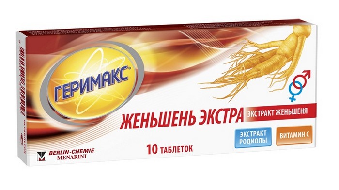 

Геримакс Женьшень Экстра таб. №10