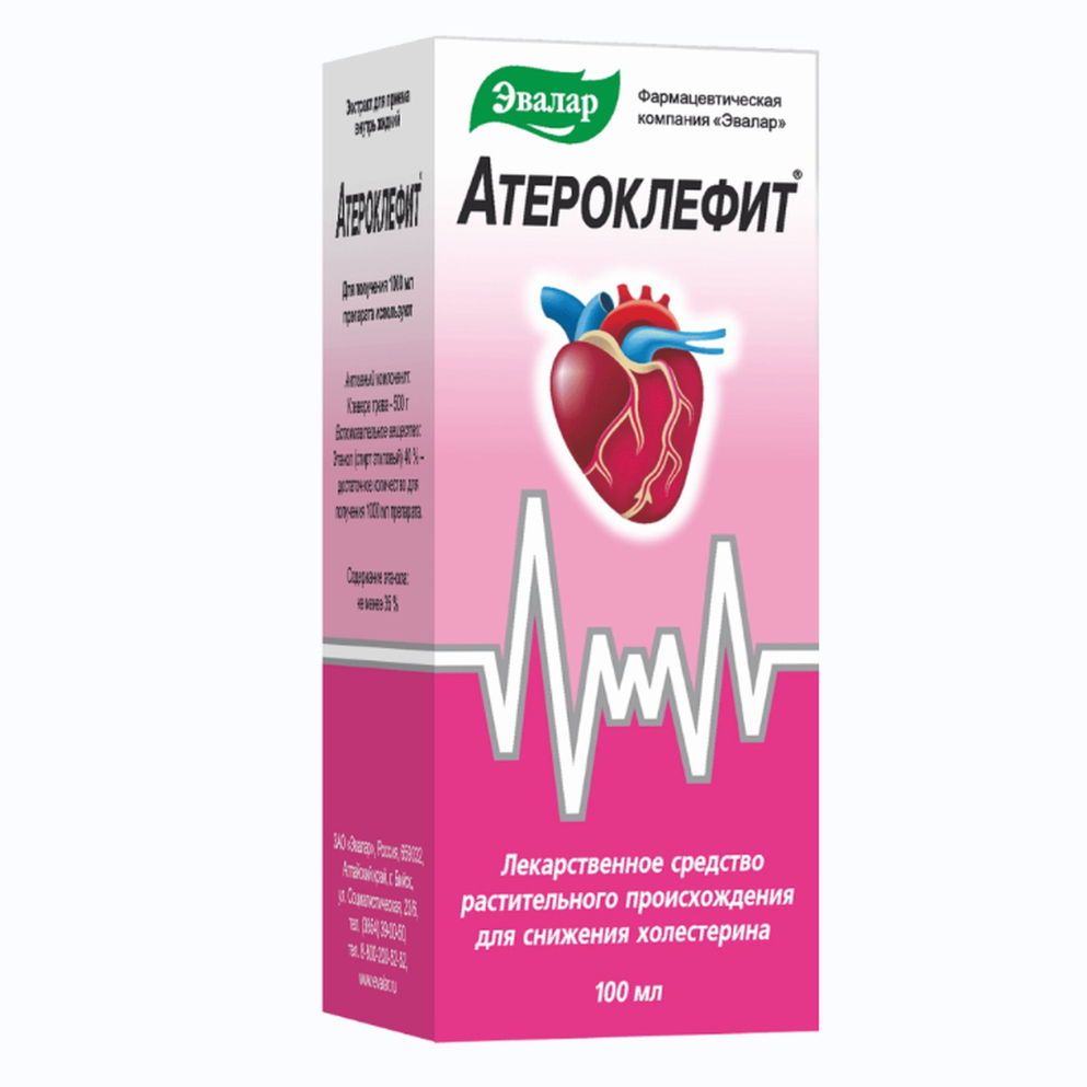 

Атероклефит экстракт жидкий 100мл
