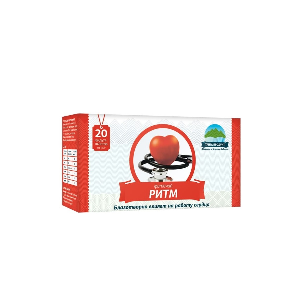 

Тайга-Продукт фиточай Ритм ф/п 1,5г №20