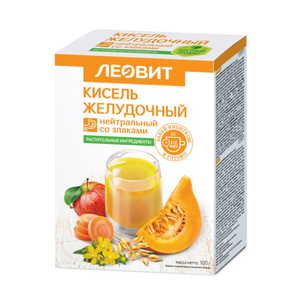 

Леовит кисель Желудочный нейтральный 20г №10