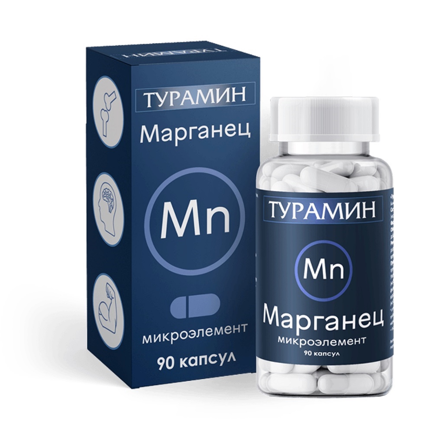 Турамин Марганец капс. 0,2г №90