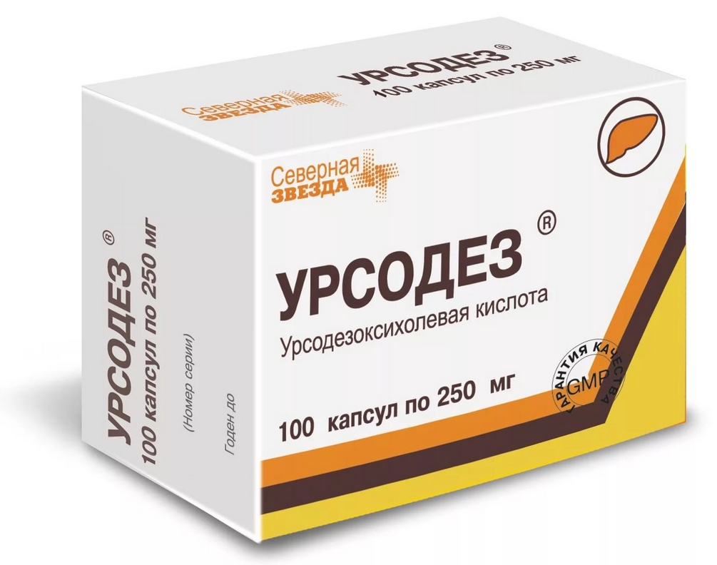 

Урсодез капс. 250мг №100
