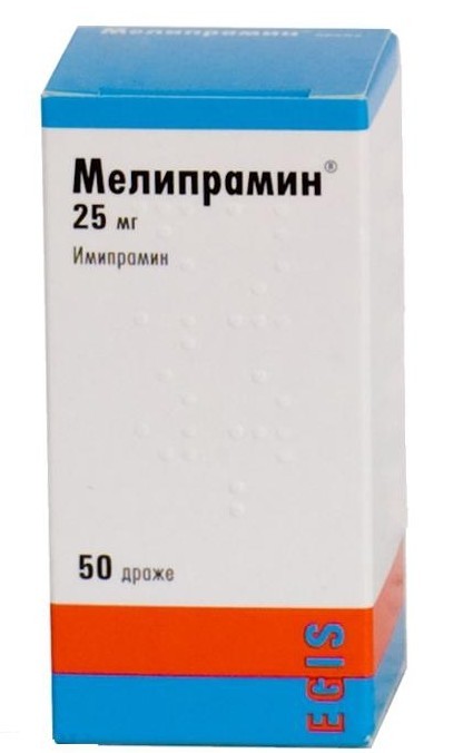 

Мелипрамин таб.п/о плен. 25мг №50