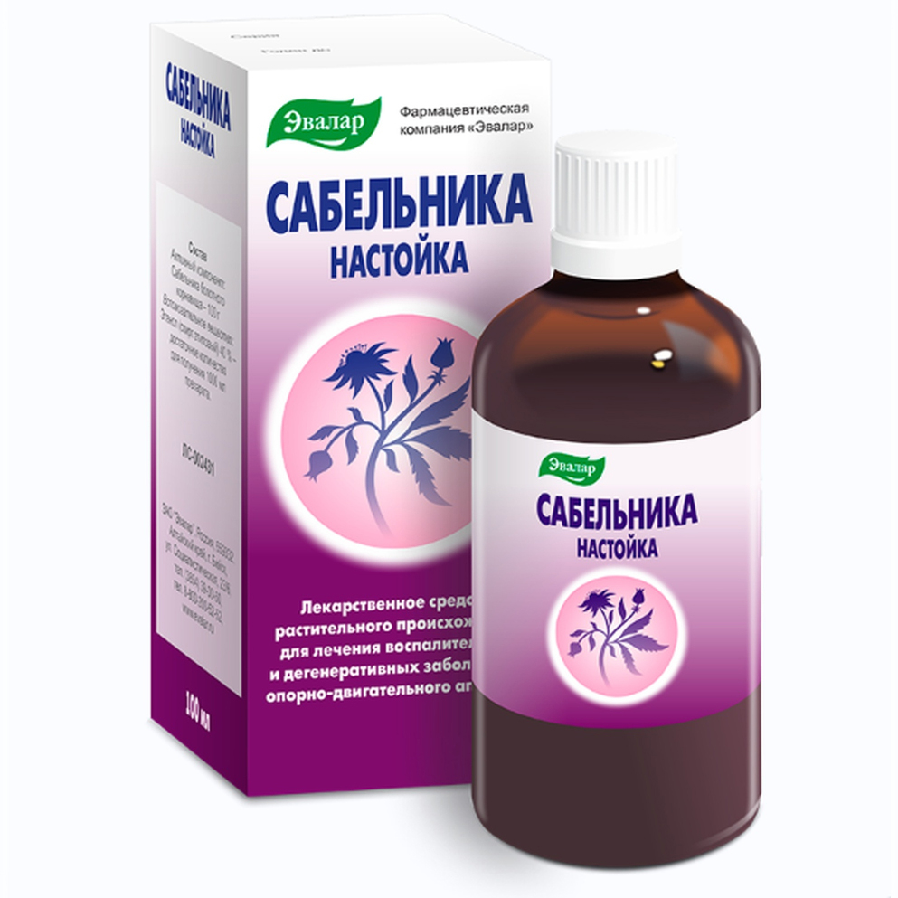 

Сабельник настойка 100мл