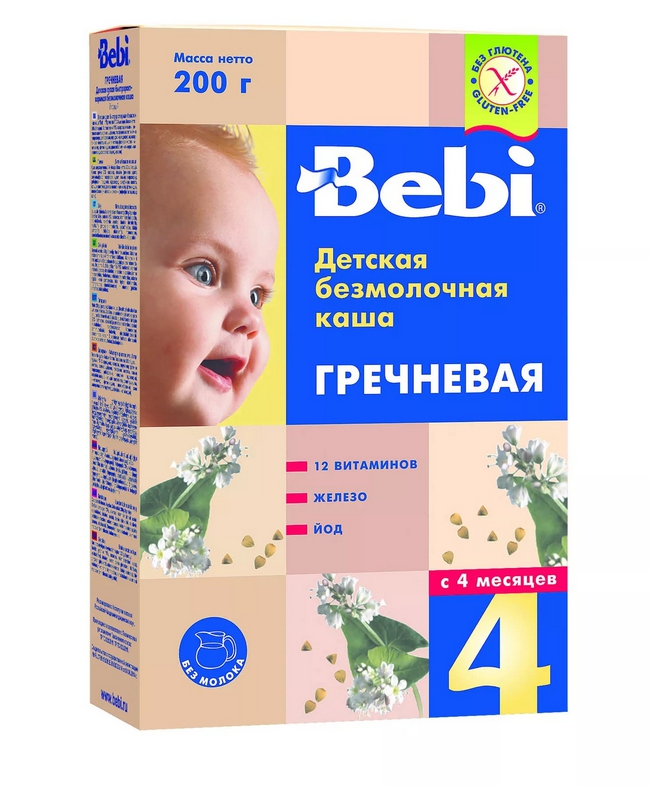 

Беби каша безмолочная гречка 200г