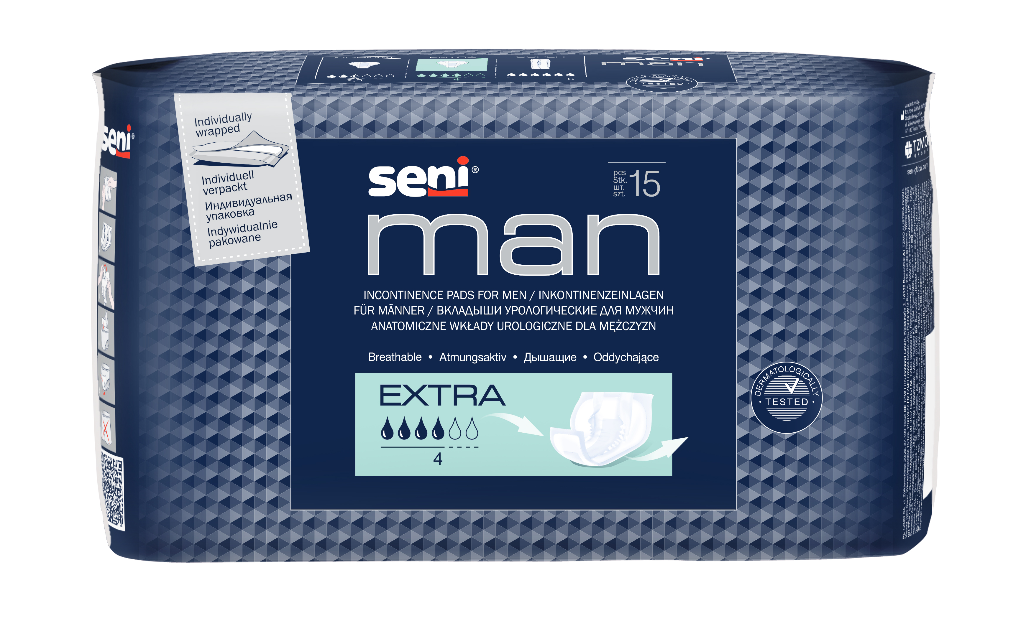 Сени вкладыши Экстра для мужчин №15 вкладыши сени мэн урологические для мужчин 10 super