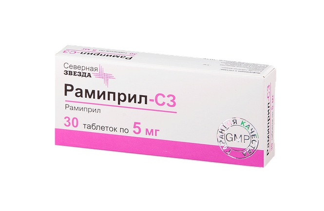 

Рамиприл таб. 5мг №30