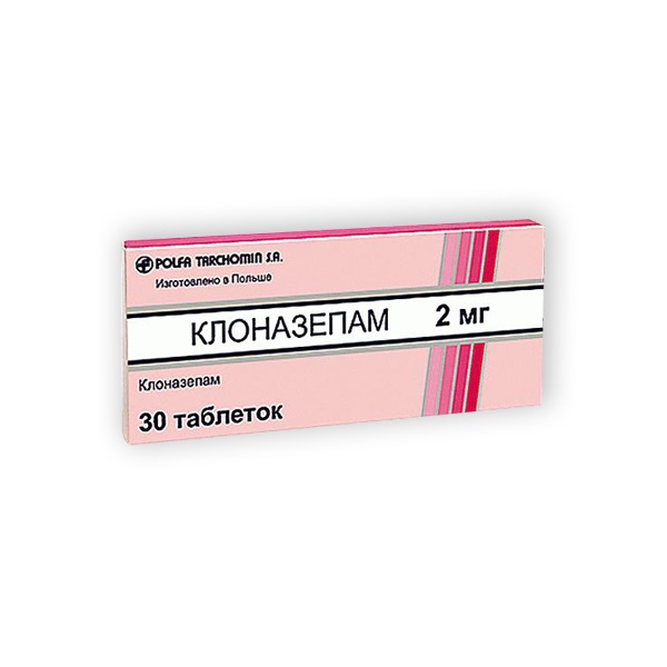 

Клоназепам таб. 2мг №30