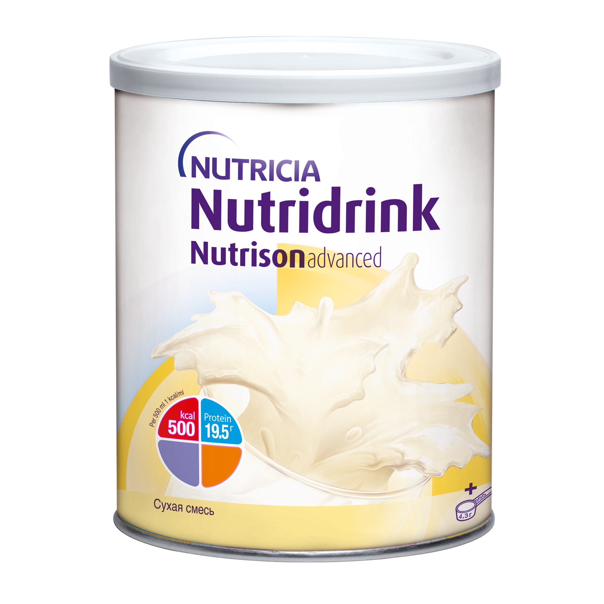 Нутридринк смесь Эдванст Нутризон сухая 322г нутридринк компакт протеин смесь жидкая для энтерального питания банан 125 мл 4 шт