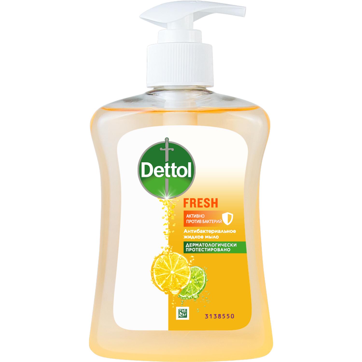 Деттол мыло жидкое для рук антибакт.Бодрящая свежесть грейпфрут 250мл 8117725