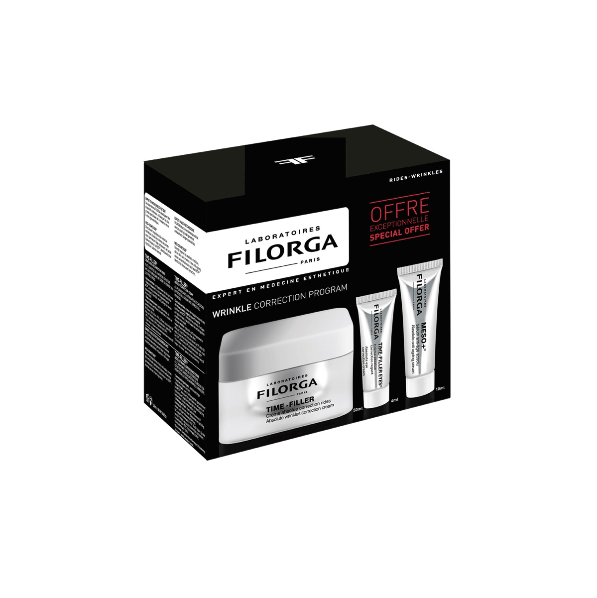 

Филорга набор Тайм-Филлер 50мл+сыворотка Мезо+ 10мл.+Тайм-Филлер Айз 4мл DCGP006V2