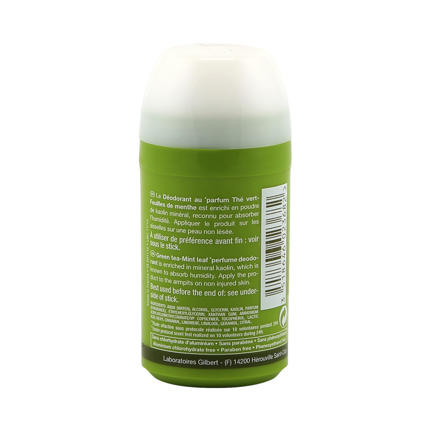 Лэно дезодорант-ролик Зеленый чай освежающий с каолином 50мл