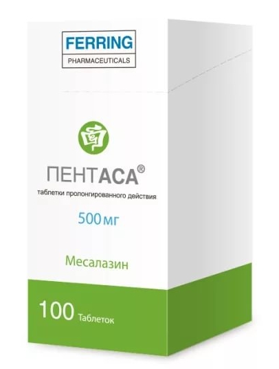 

Пентаса таб.прол.д-ия 500мг №100