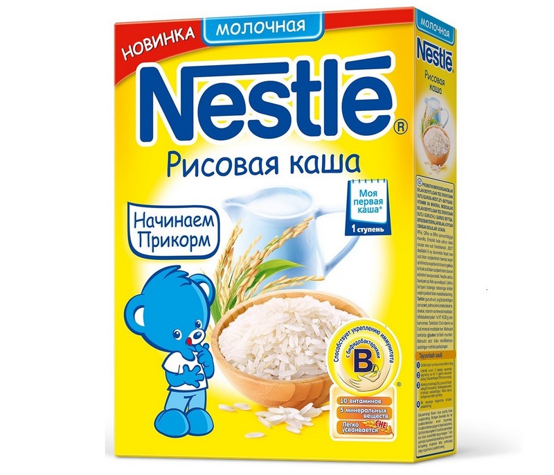 

Нестле каша молочная рис/бифидобактерии 250г