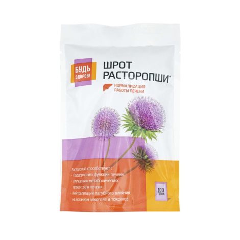 Будь Здоров! расторопши шрот 100гр №3