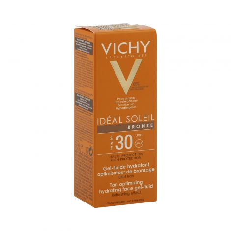 Виши Капиталь Идеал Солей флюид-гель для лица Активатор загара SPF30 50мл M0360401 №2