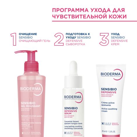 Биодерма Сенсибио гель очищающий 200мл 028712 №7