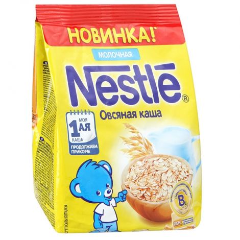 Nestle каша овсяная сухая молочная 250г