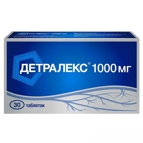 Детралекс таблетки покрытые оболочкой 1000мг №30
