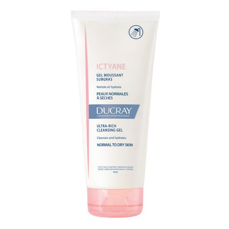 Дюкрэ Иктиан гель для лица/тела сверхпитательный очищающий 200мл С54884