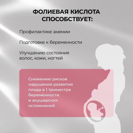 Будь Здоров! Фолиевая кислота таб. 500мкг №50 №2