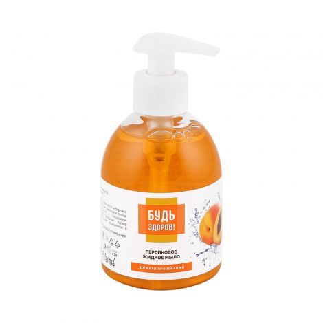 Будь Здоров! мыло жидкое Ароматерапия персик для атопичной кожи 300мл