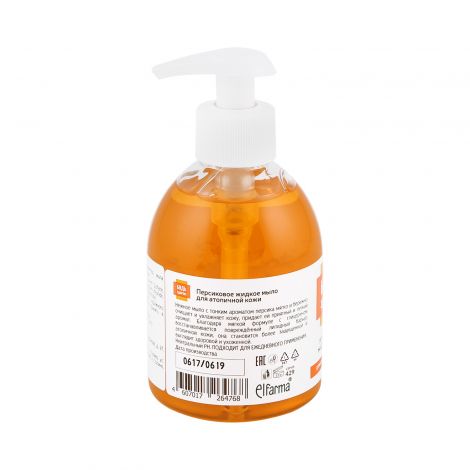 Будь Здоров! мыло жидкое Ароматерапия персик для атопичной кожи 300мл №2